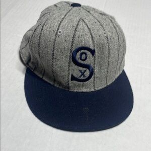 Gray and Blue Sox Cap youth 6 7/8 youth